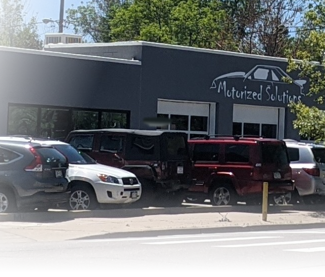 Outside Our Shop | Motorized Solutions