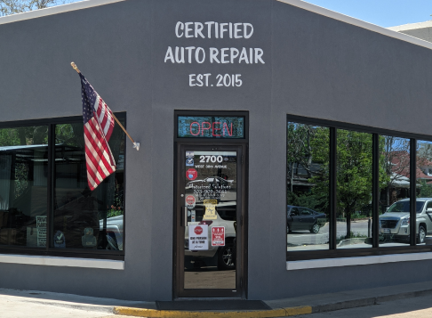Outside our Shop - Certified Auto Repair est. 2015 | Motorized Solutions