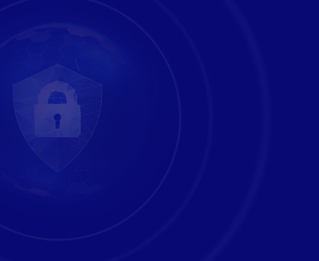Lock on Blue Background | Motorized Solutions