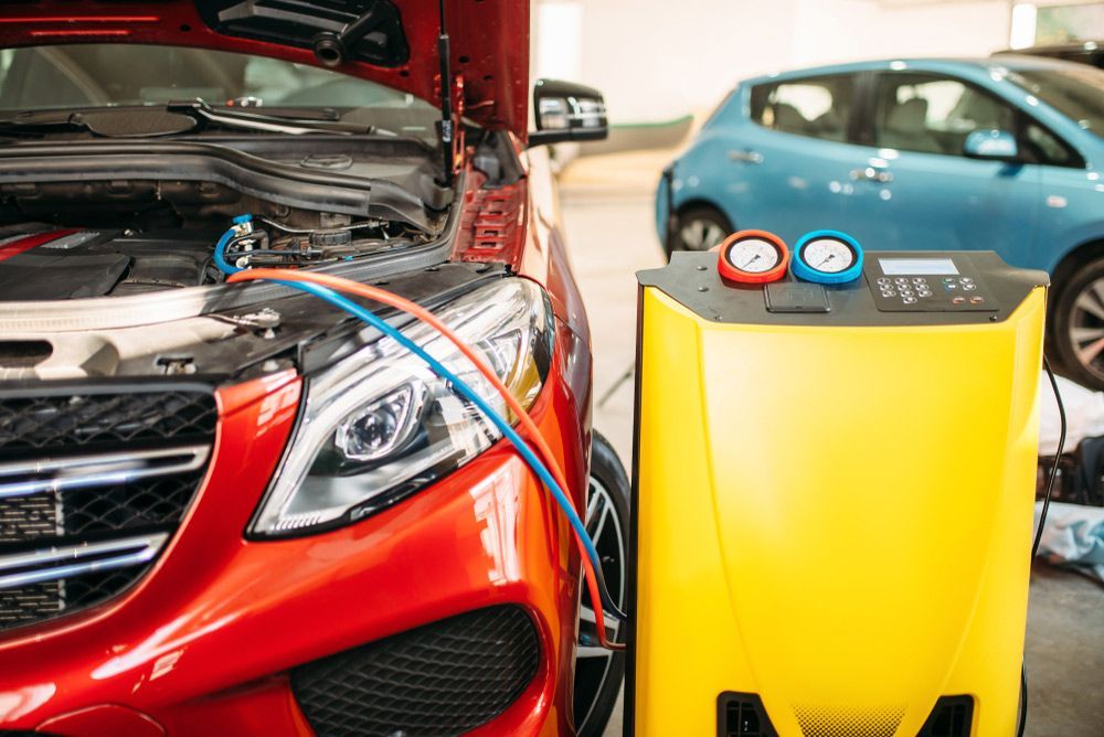 Air Conditioning Station For Diagnostic Of Freon — Autocool Air Conditioning in Raymond Terrace, NSW