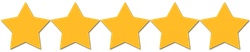 Cinque stelle d'oro.