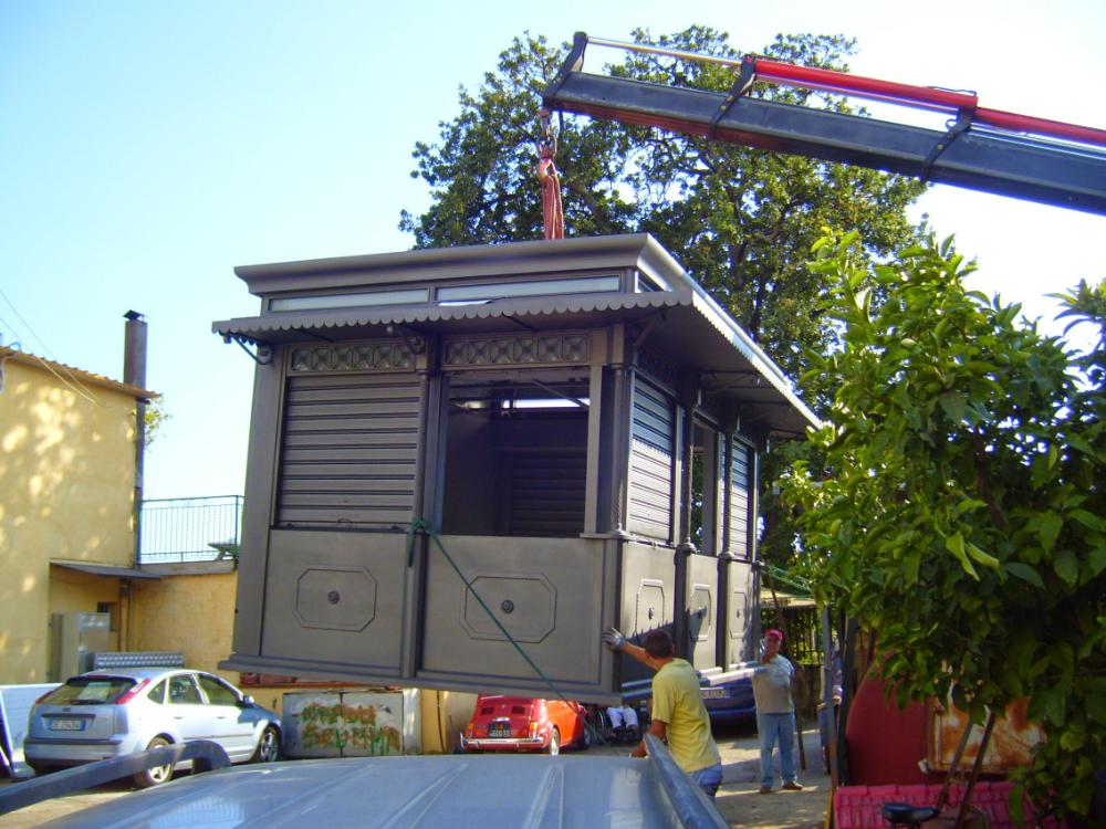 chioschi prefabbricati su misura