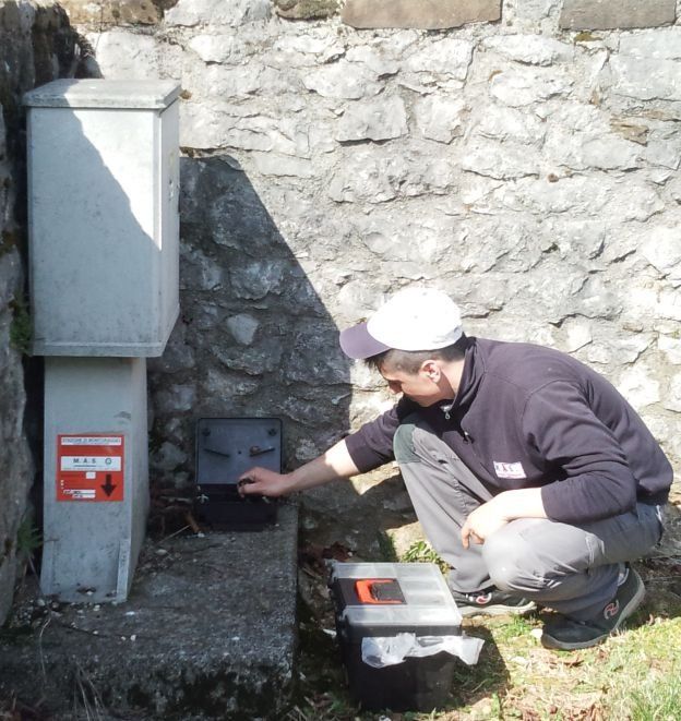 Intervento di derattizzazione in giardino privato