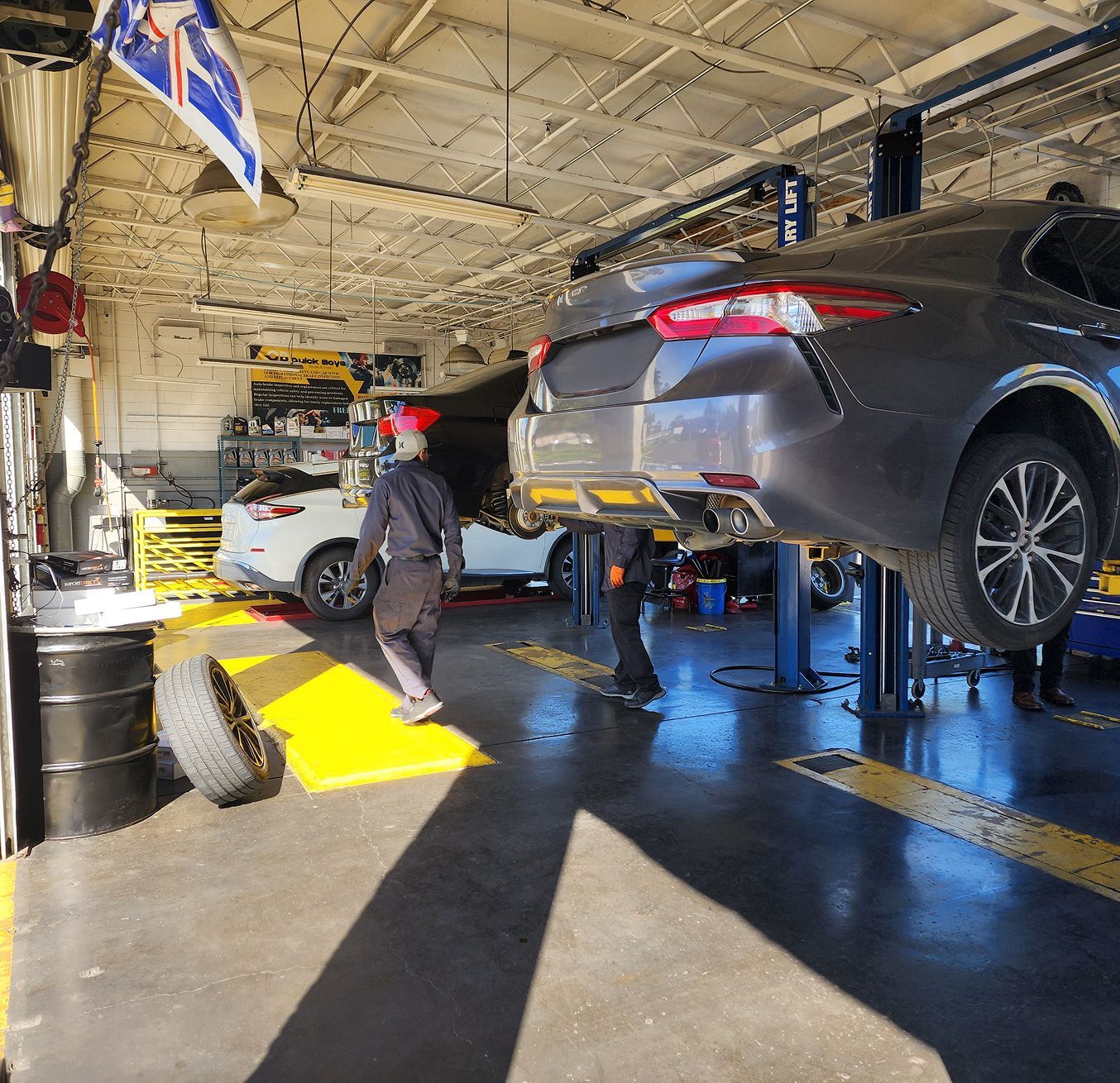 In the auto reapair shop | Quick Boys Brake & Tune