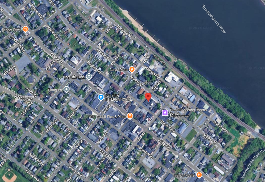 310 Market St. Apt D New Cumberland Apartment Google Maps Photo #1