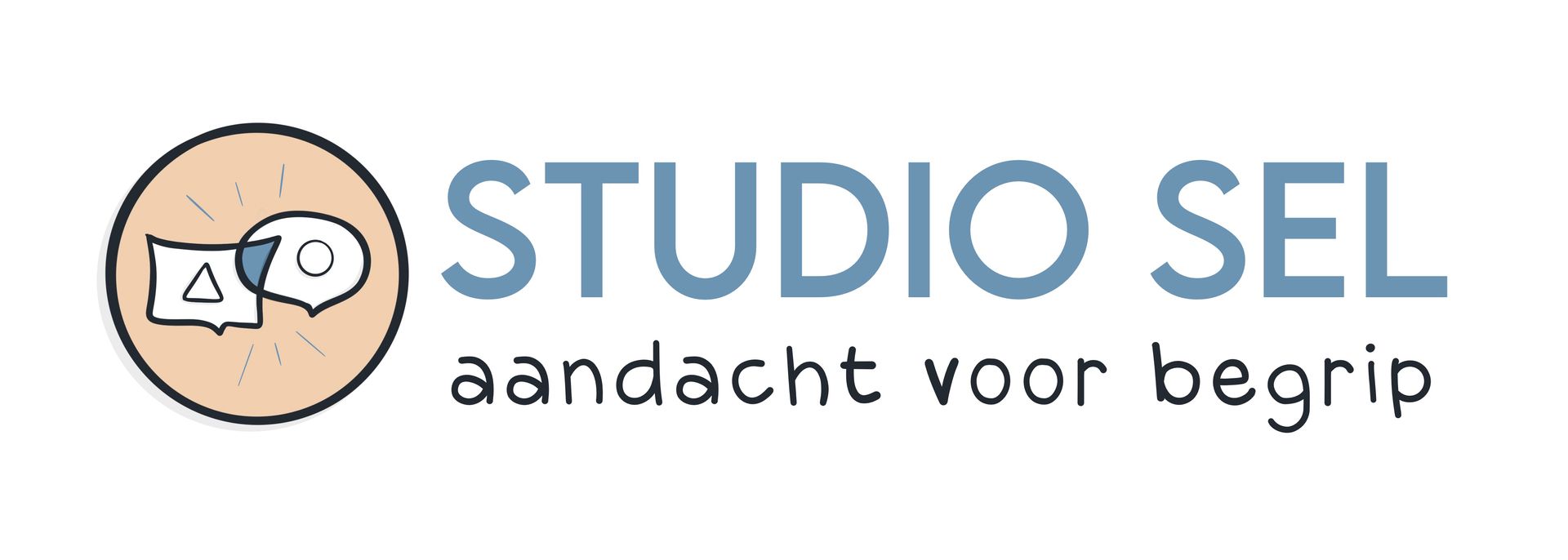 Logo of Studio SEL with a circle graphic and text