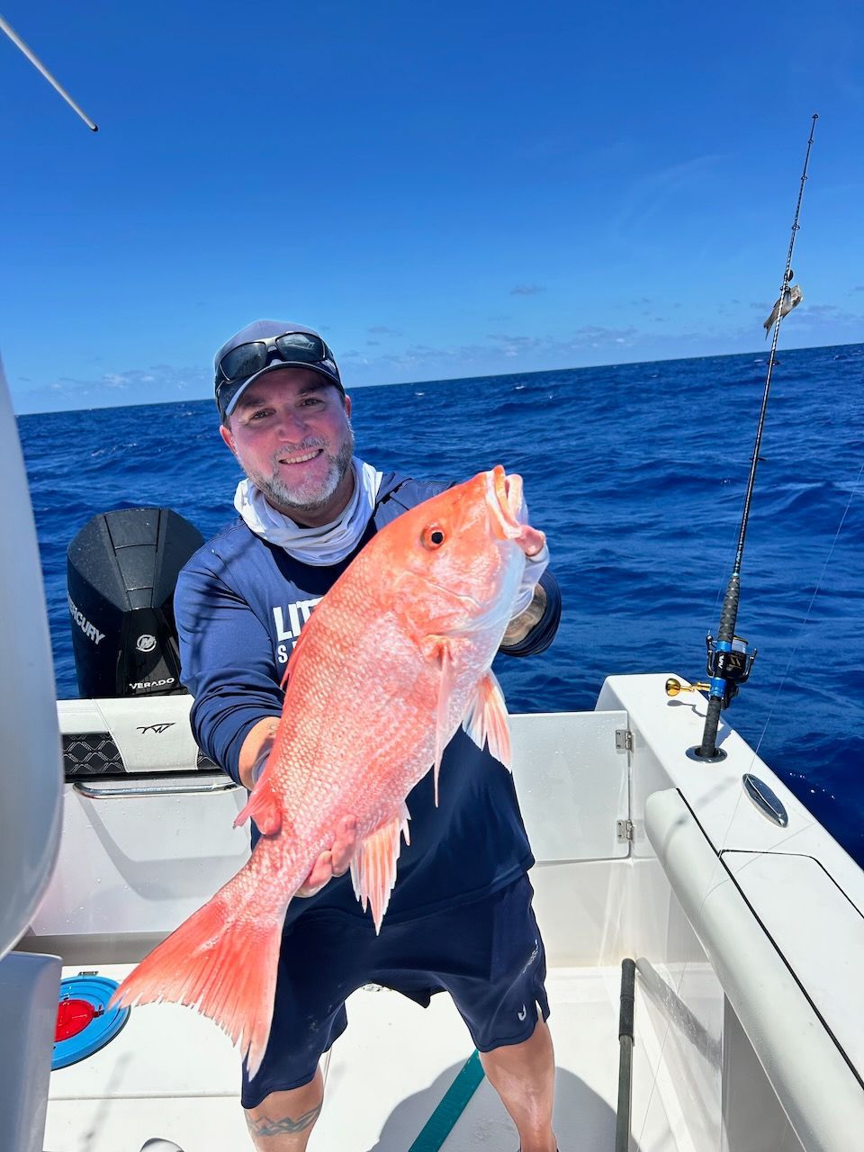 Family outing on pontoon.