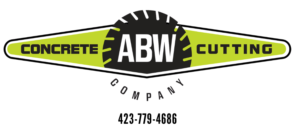 A logo for a company called concrete abw cutting company