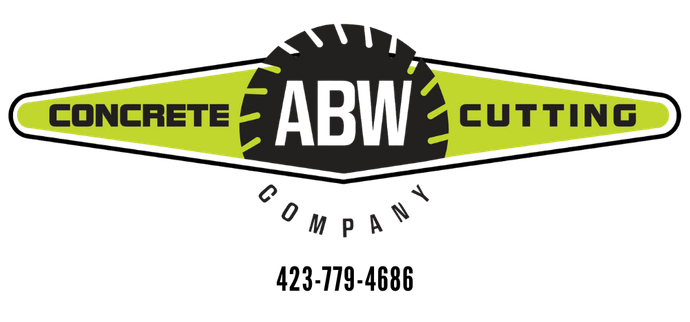 A logo for a company called concrete abw cutting company