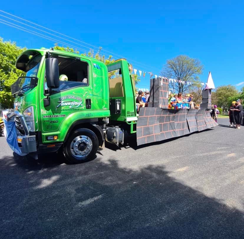 Tow Truck Used for Kids Event — Towing Services in Glen Innes, NSW