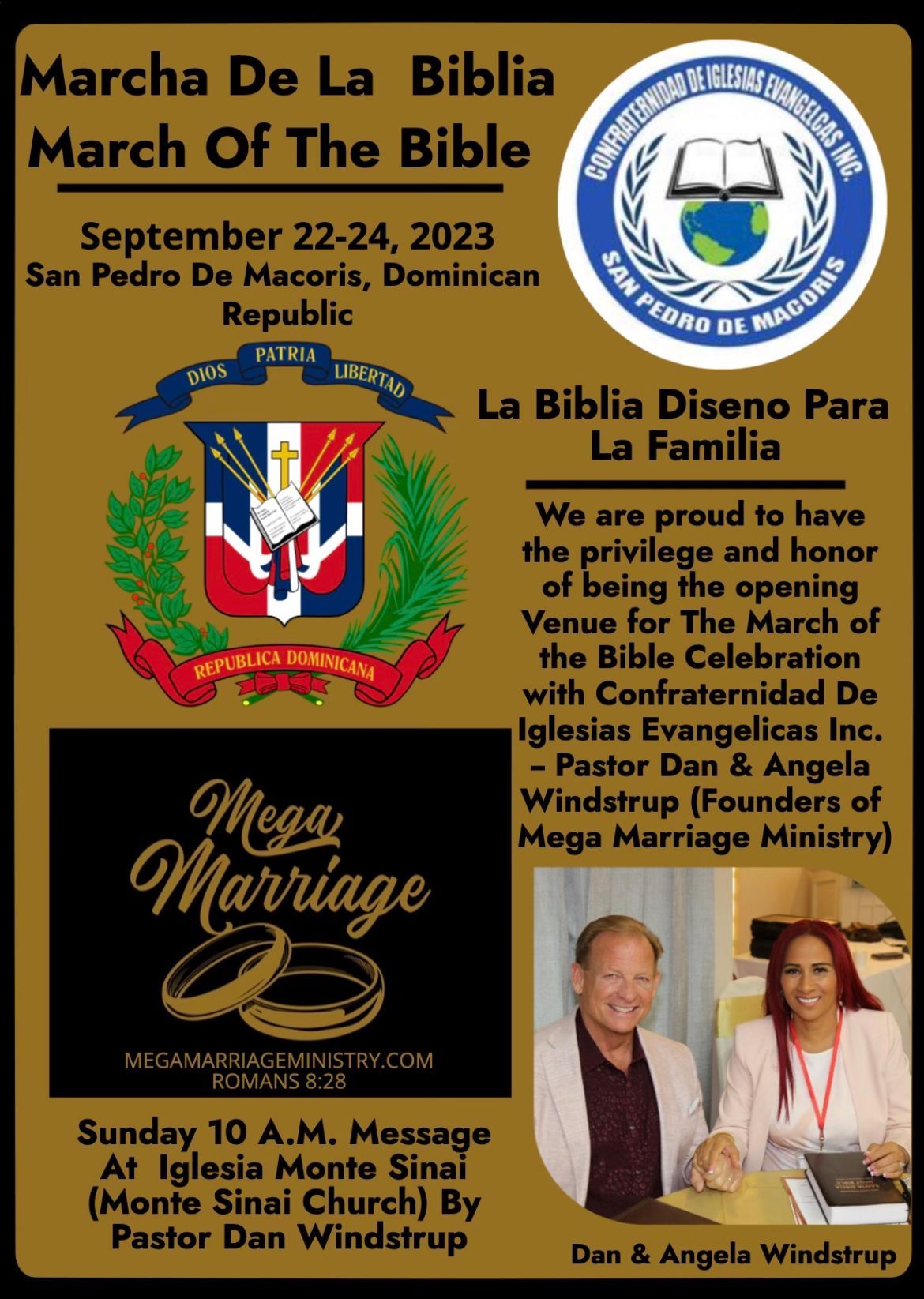 March of the Bible Poster by Mega Marriage Ministry