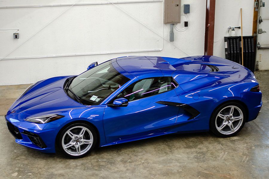 c8 corvette in for ceramic coating