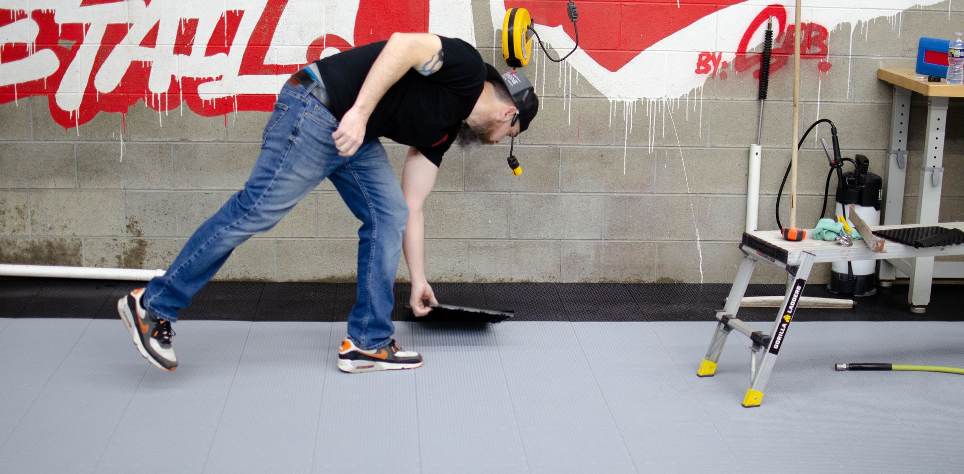 Marcus Laying Down Floor