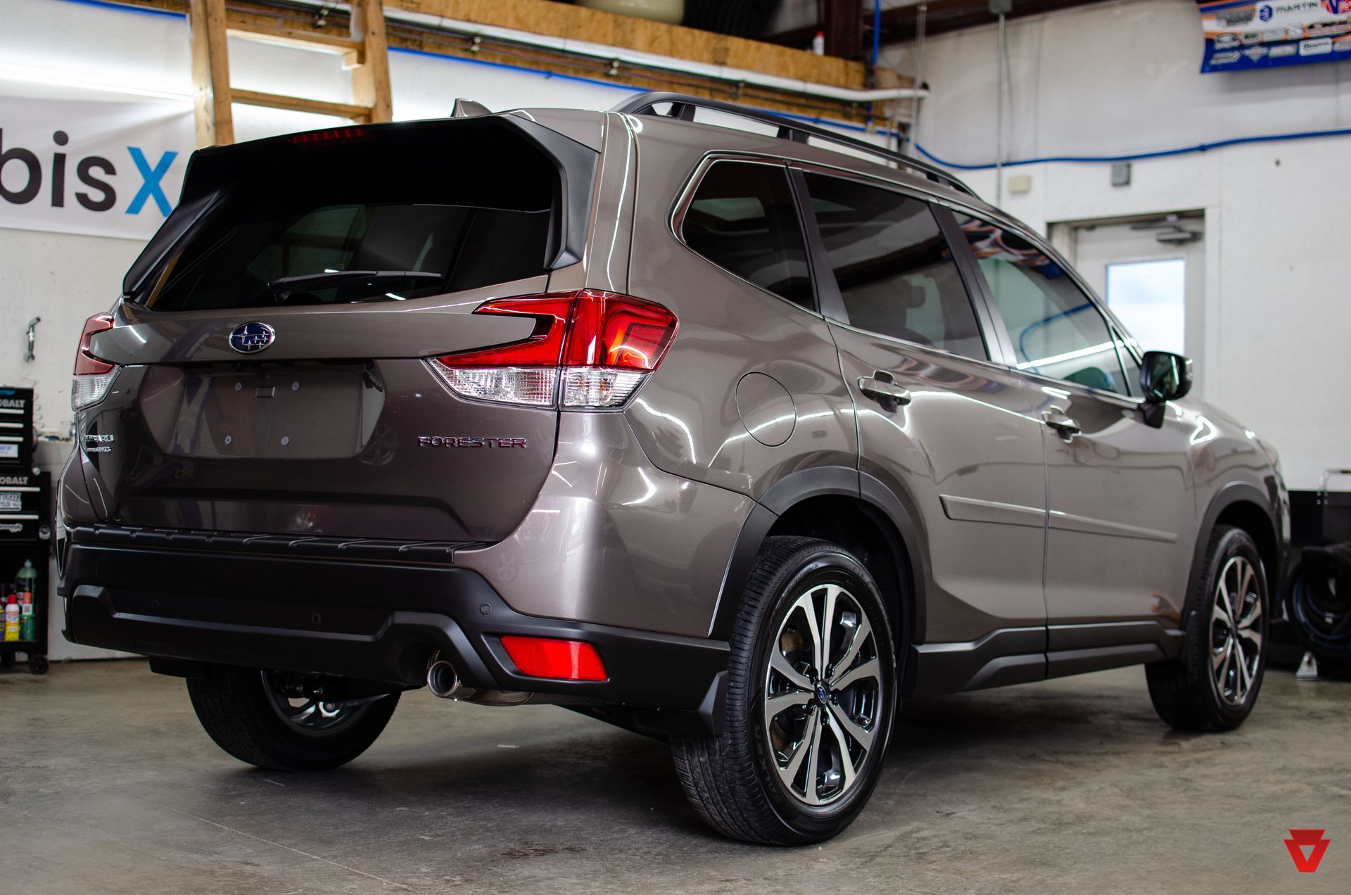 Subaru Forester with 70% ceramic window tint completed at Keystone Detail in Waterford, PA