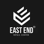 East end retail center logo on a black background