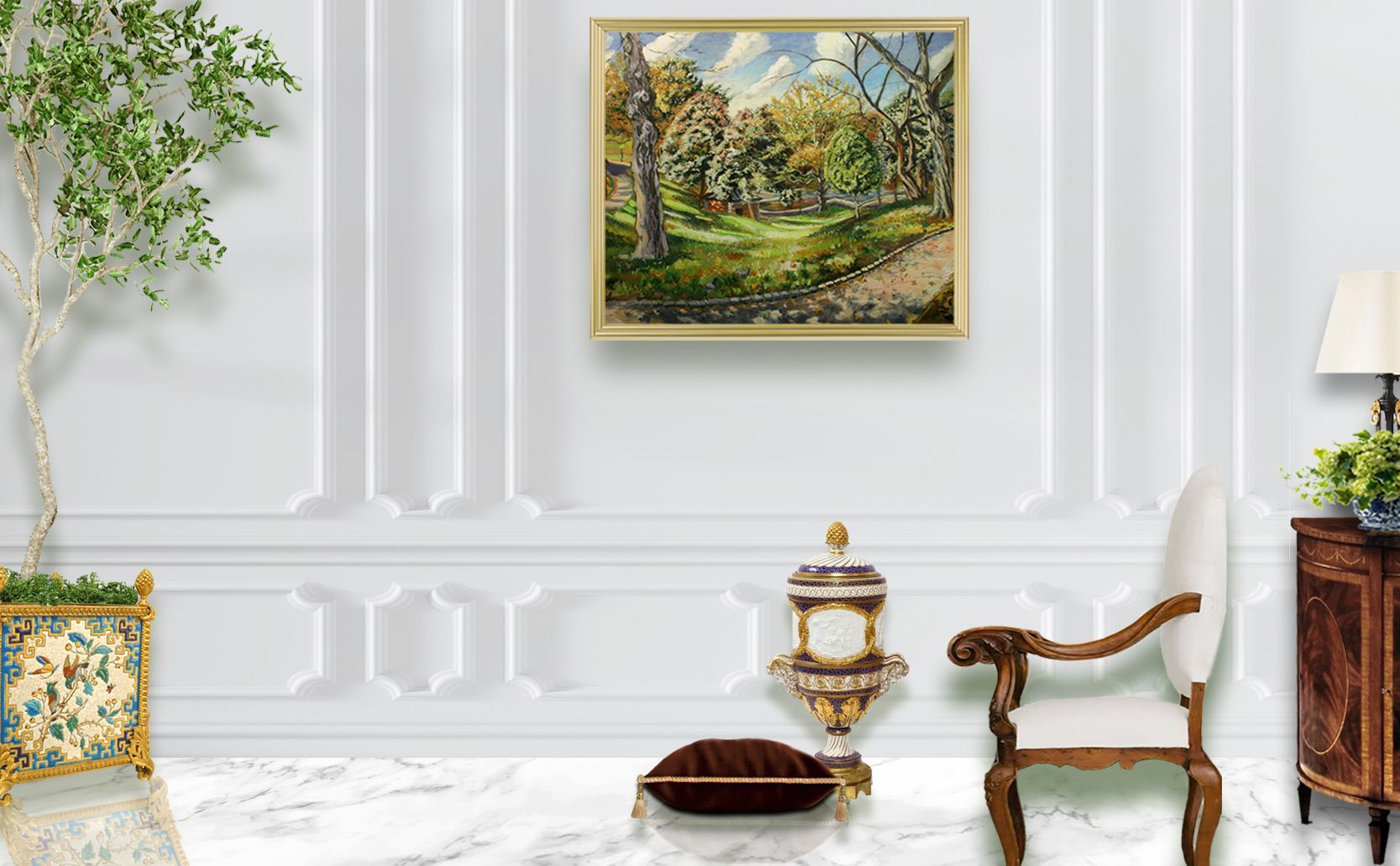 J. Varriano, American Artist Landscape Oil Painting: Dreamscape