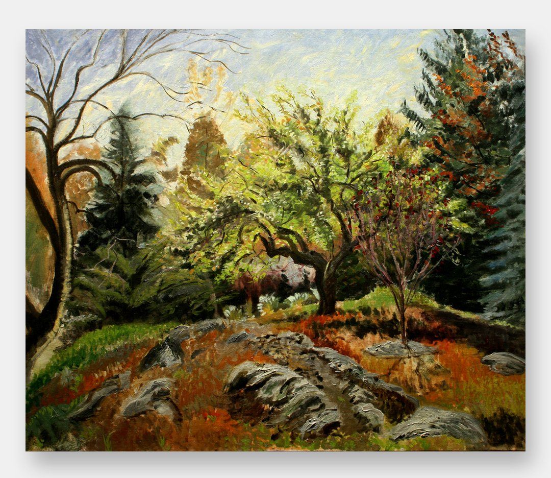 John Varriano - Apple Blossom - Landscape Oil Painting