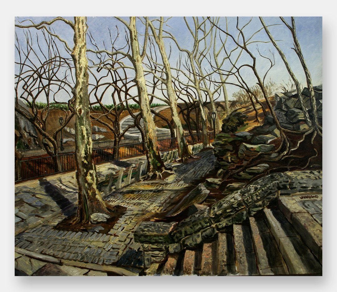 John Varriano - Winter Park - Landscape Oil Painting