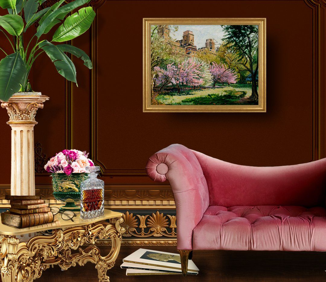 John Varriano, American Artist Oil Painting: Spring Blossom