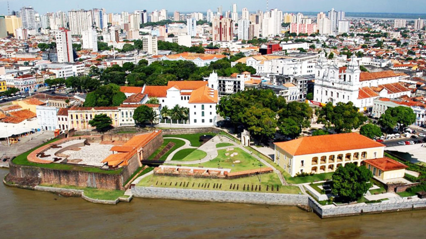 Vista do alto da cidade de Belém do Pará