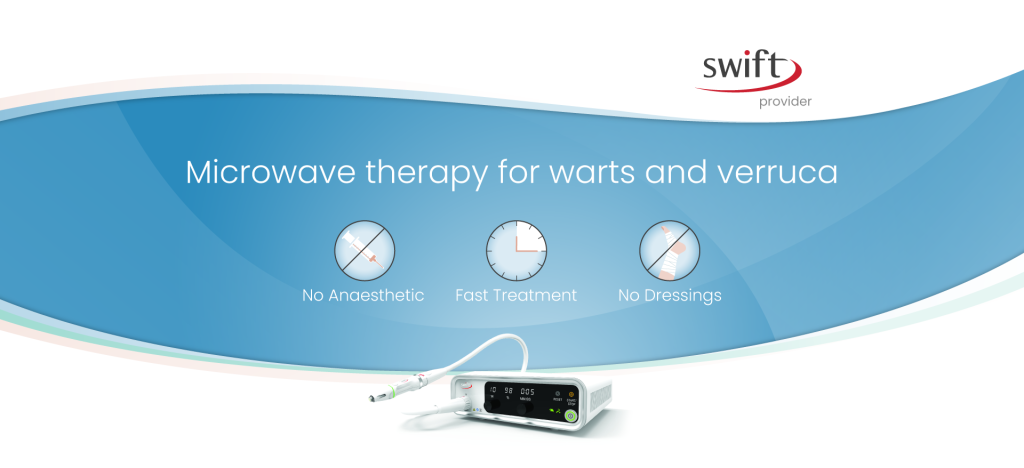 Microwave therapy for warts and verruca
No Anaesthetic
Fast Treatment
No Dressings