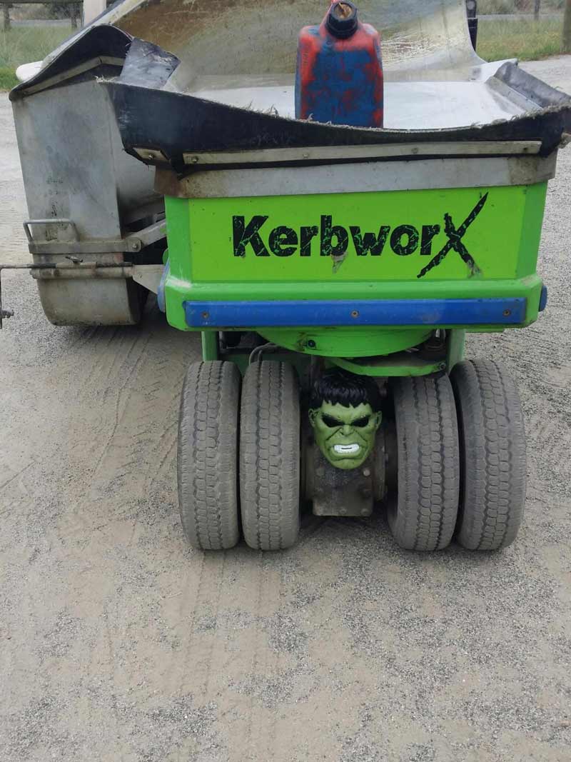 Green kerb maker equipment | Perth, WA | Kerb Doctor