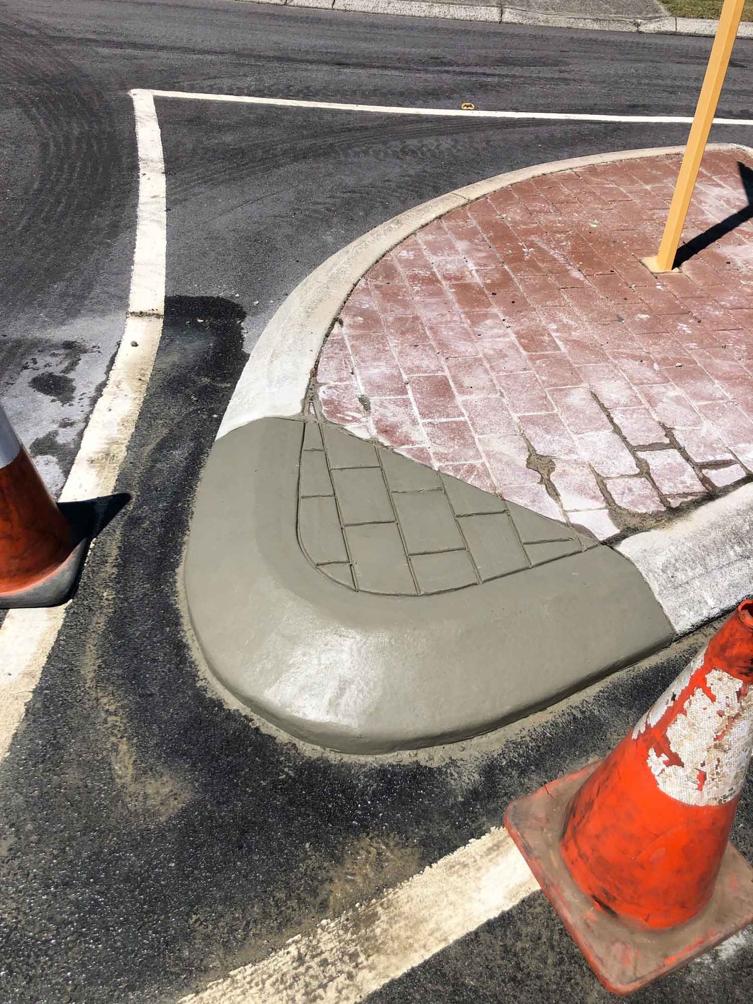 Newly repaired kerb | Perth, WA | Kerb Doctor