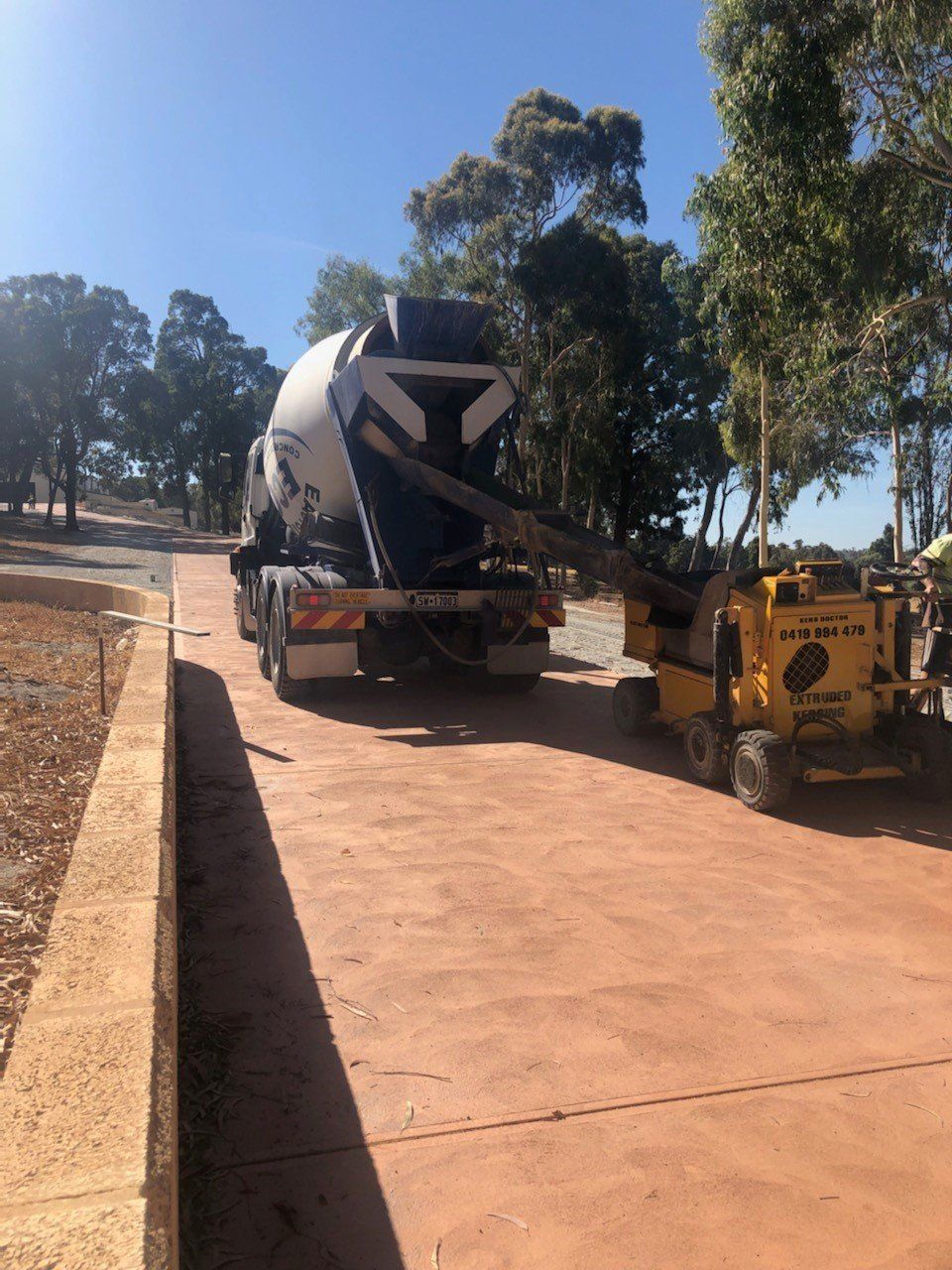 Cement mixer truck | Perth, WA | Kerb Doctor