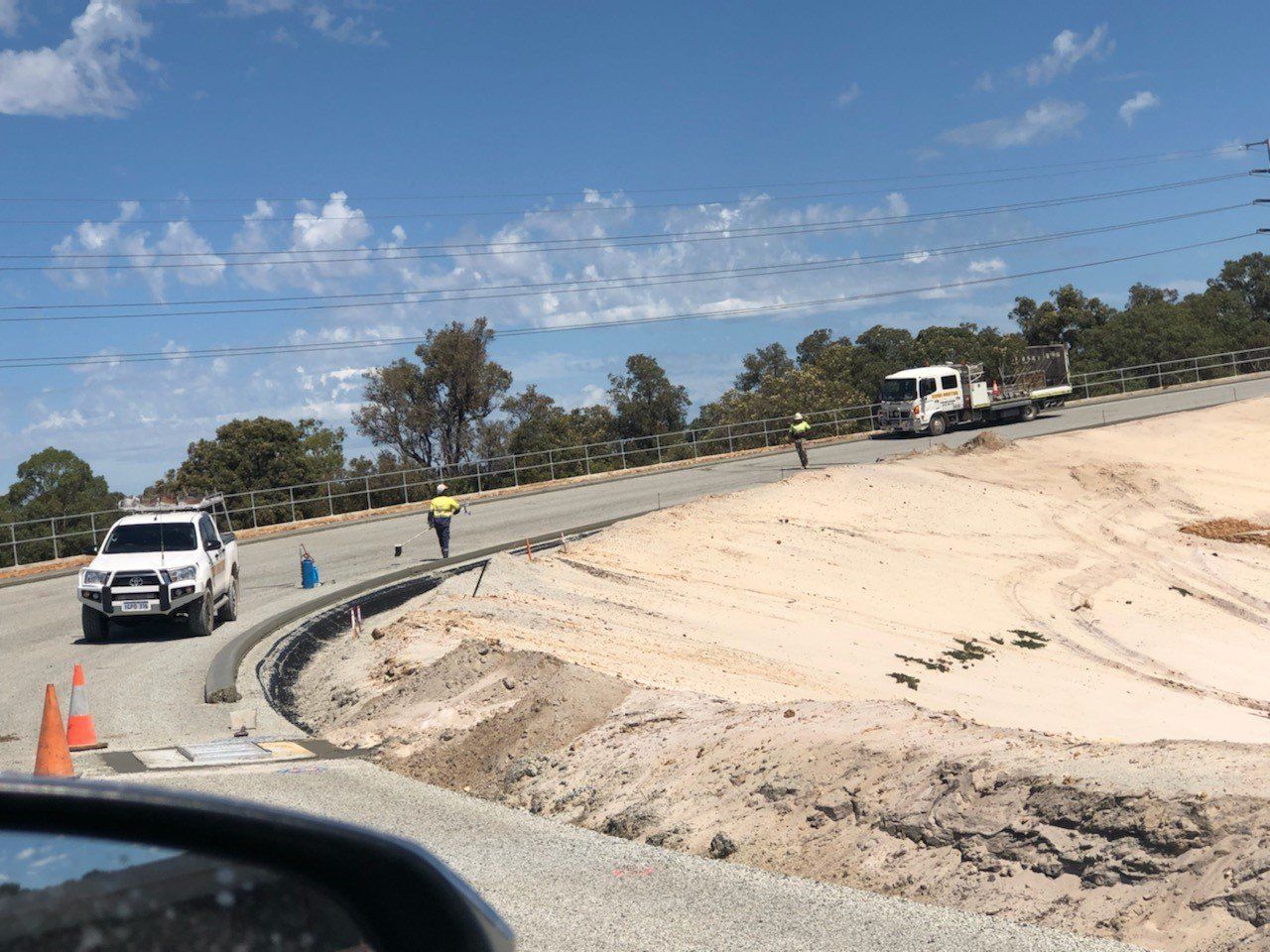 Making kerb at curve road | Perth, WA | Kerb Doctor