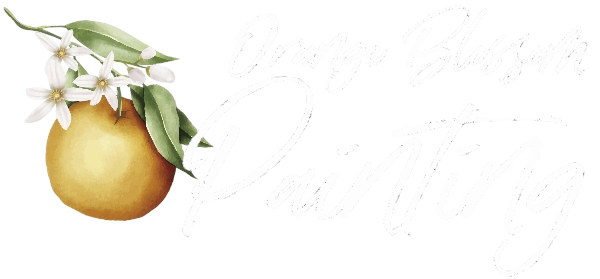 Orange Blossom Painting