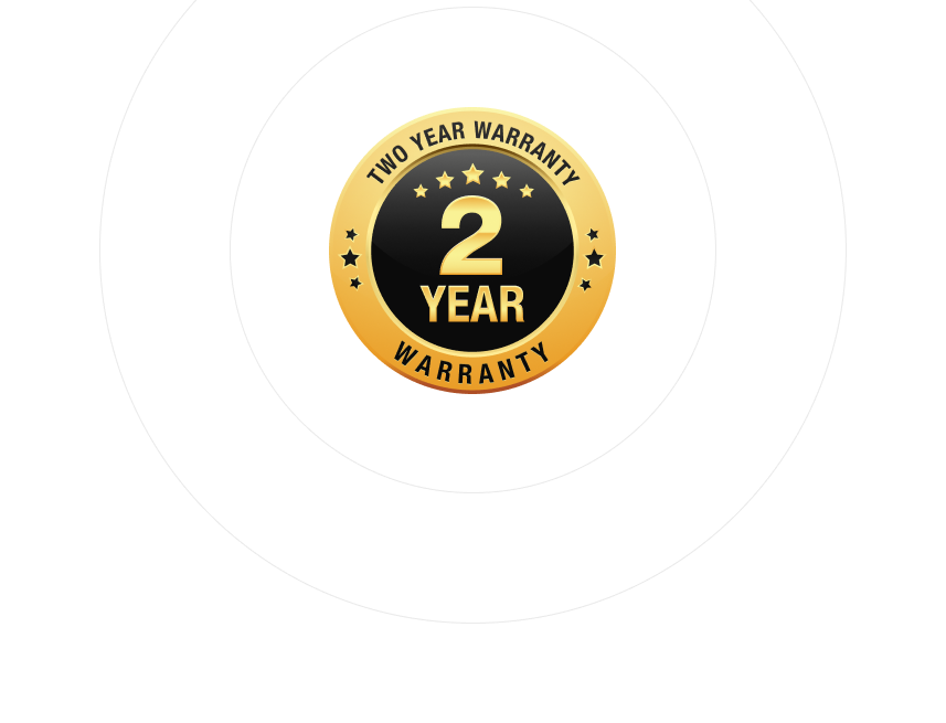 2 Year Warranty | Exclusive Imports