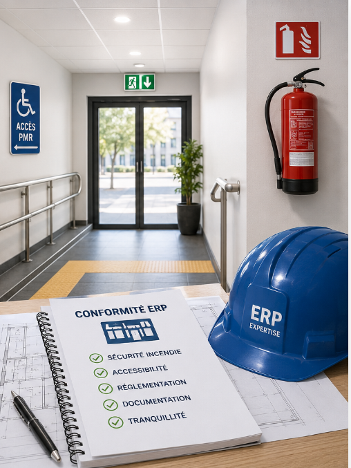 Vérification de la conformité ERP d'un commerce.