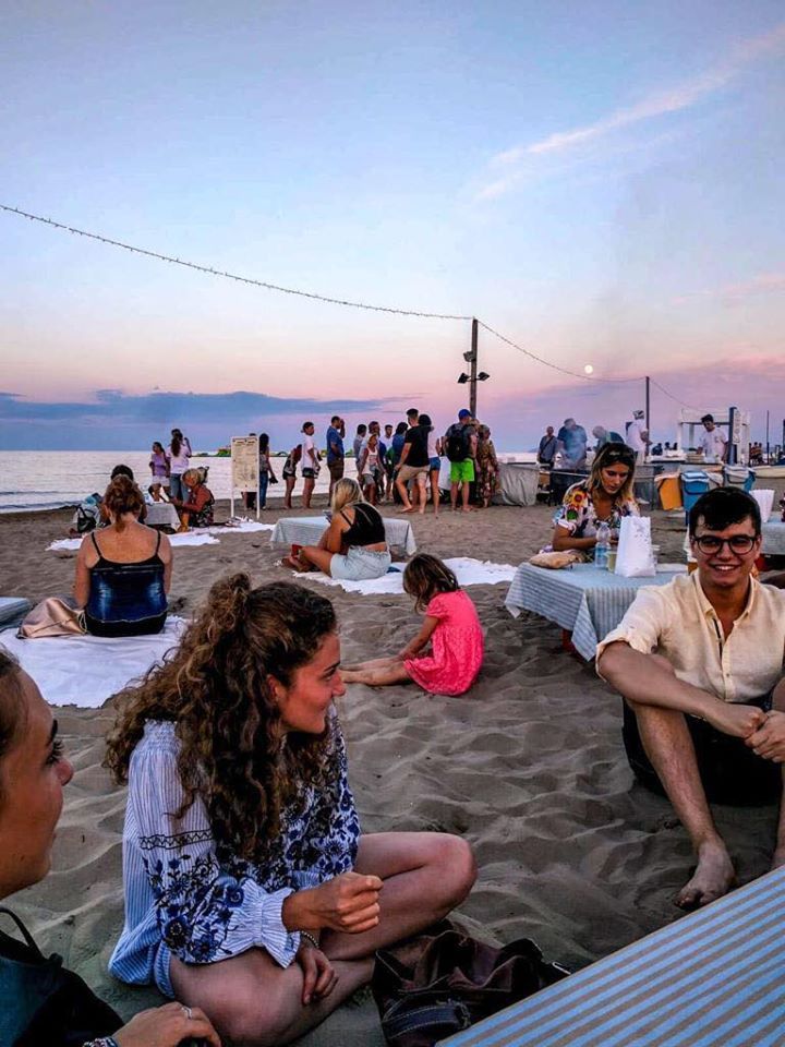 ristorante in spiaggia