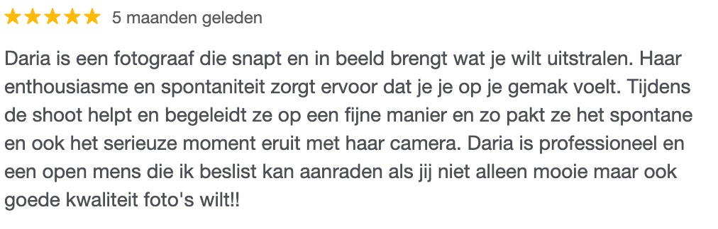 Recensie van een fotograaf: