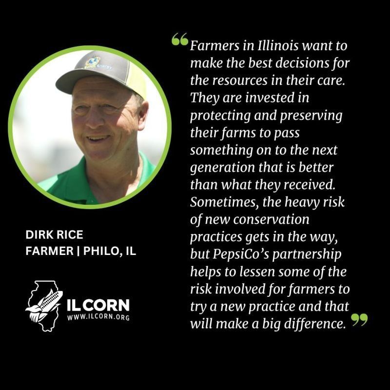 Dirk rice is a farmer in illinois