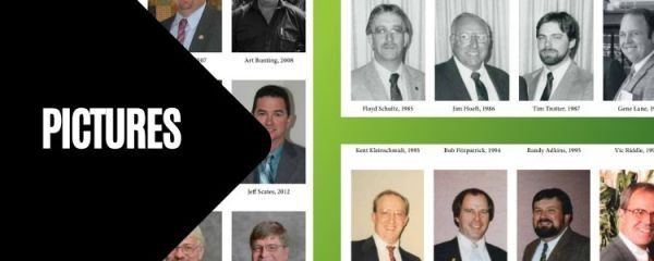 A collection of pictures of men in suits and ties