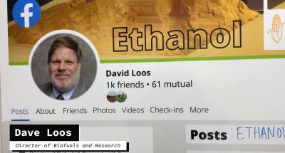 A man with a beard is on a facebook page called ethanol