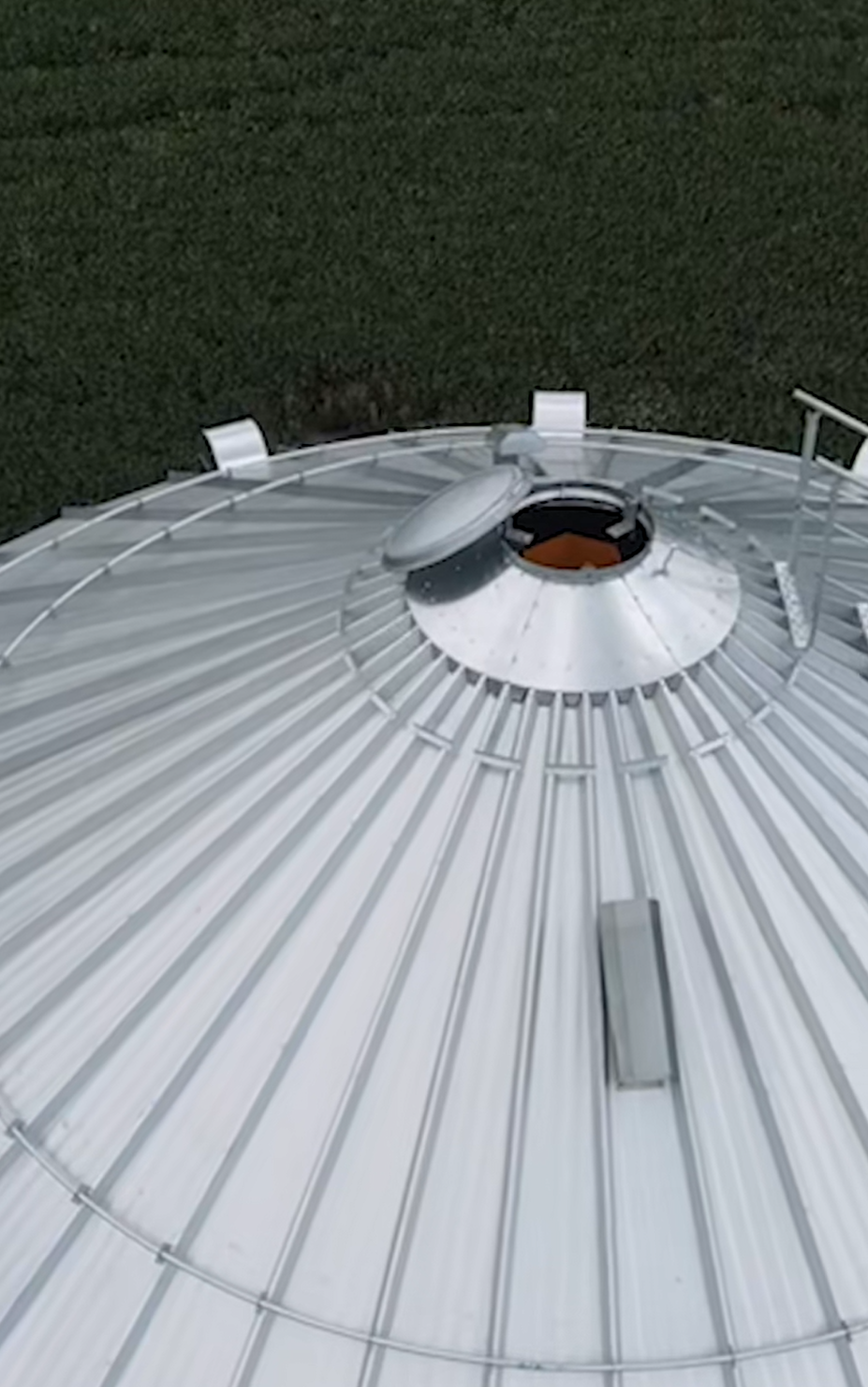 top of grain bin