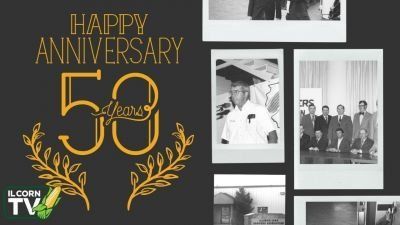 A collage of pictures with the words happy anniversary 50 years