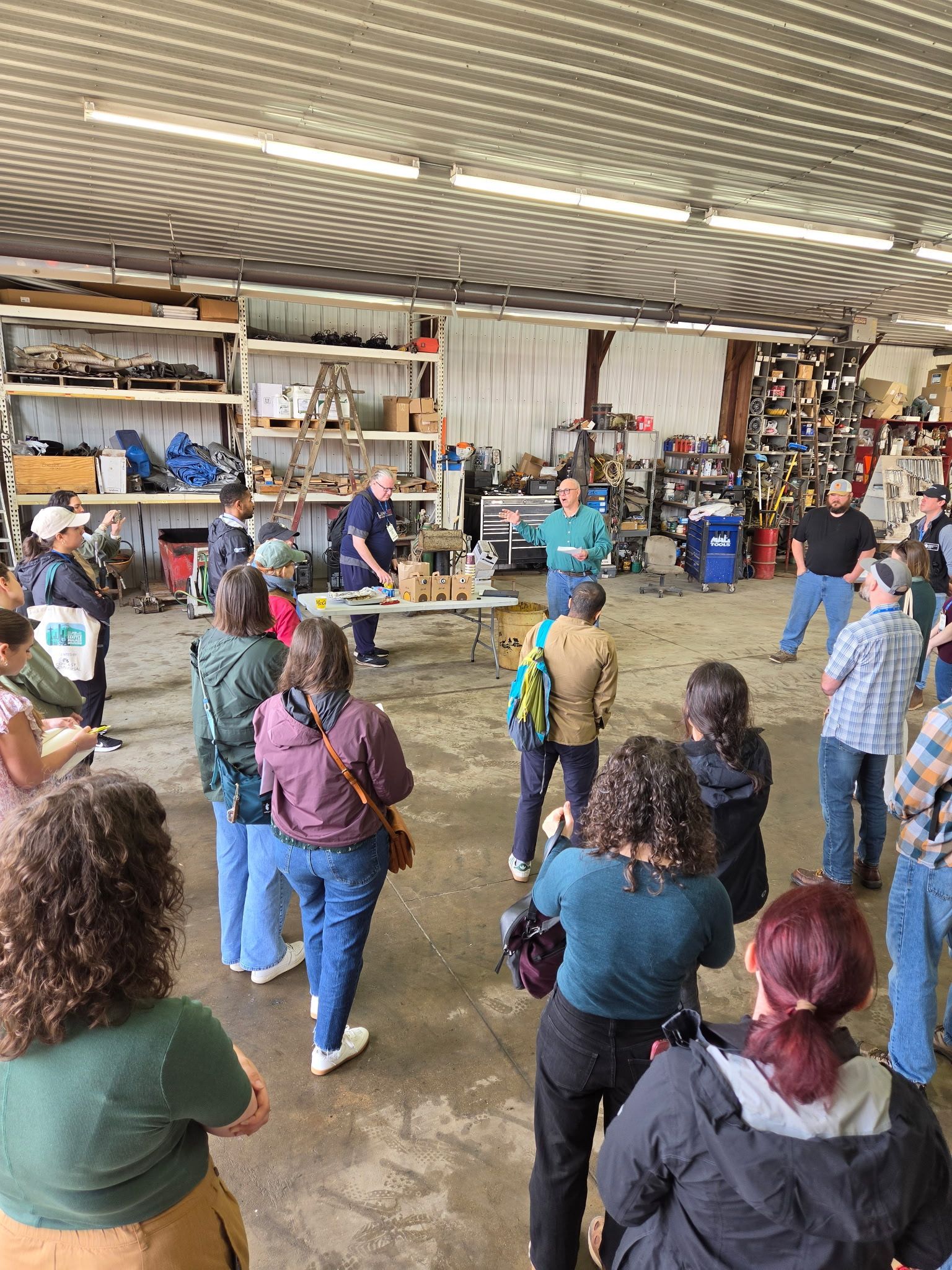 Inside Robbins Farm Shed
