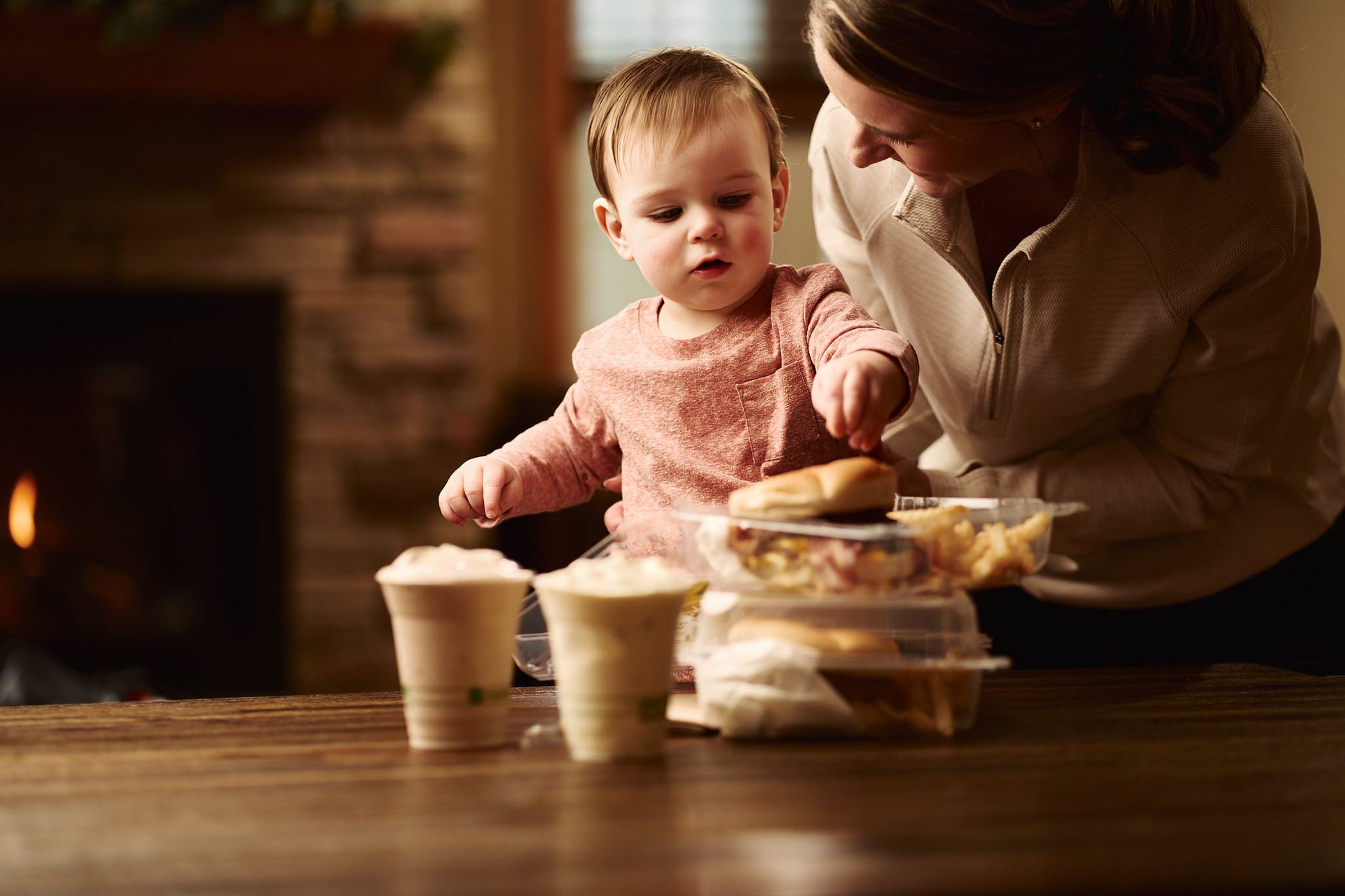 Baby with Corn Plastic Food Containers