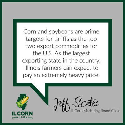 Corn and soybeans are prime targets for tariffs as the top two export commodities for the u.s.