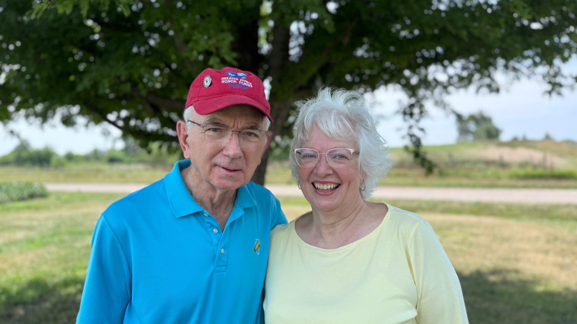 Ted and his wife