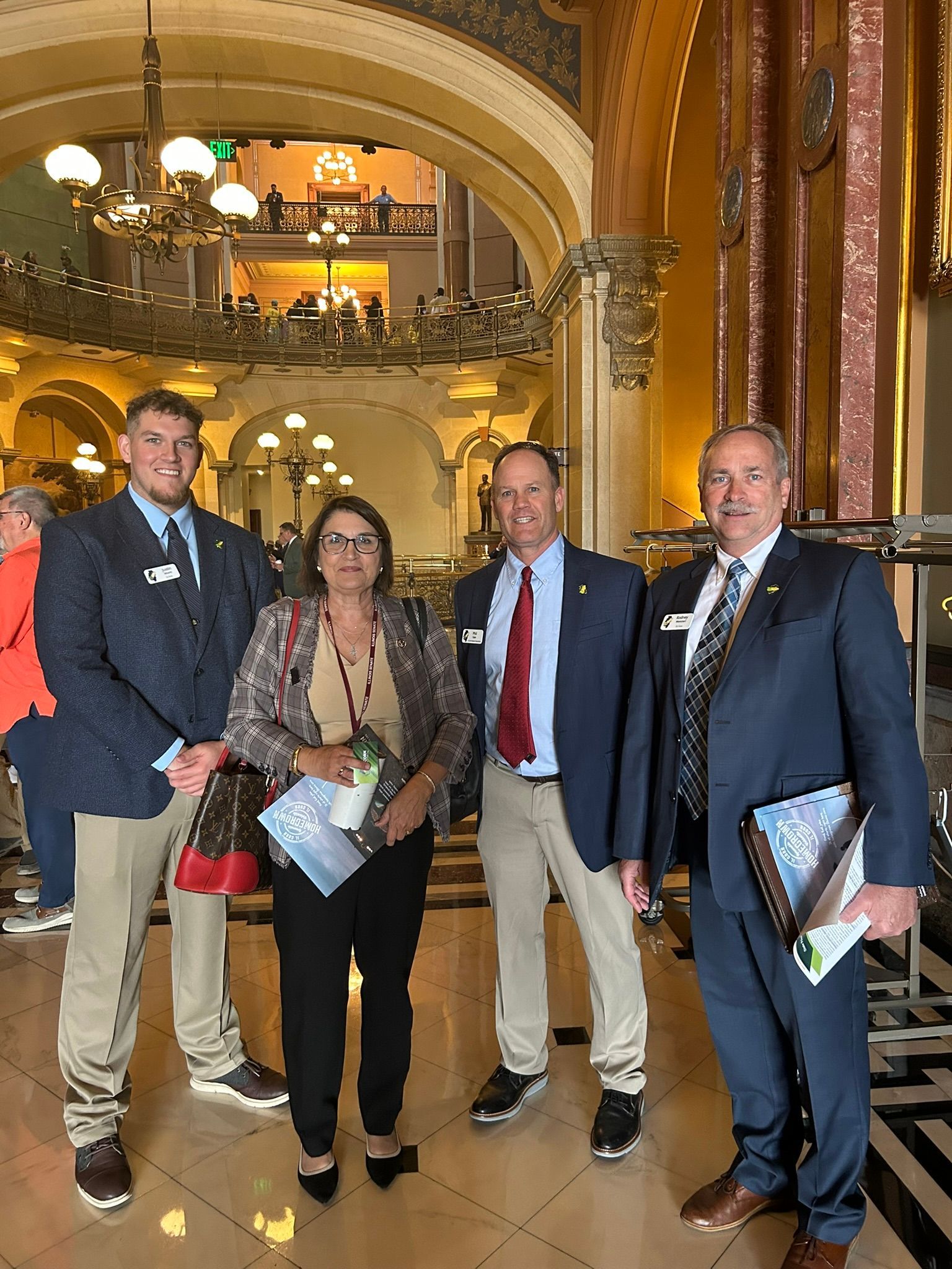 Justin Moore, Sen. Sally Turner, and Rod Weinzierl