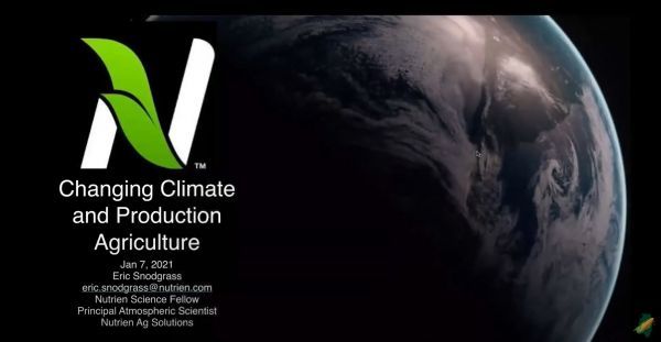 A poster for changing climate and production agriculture
