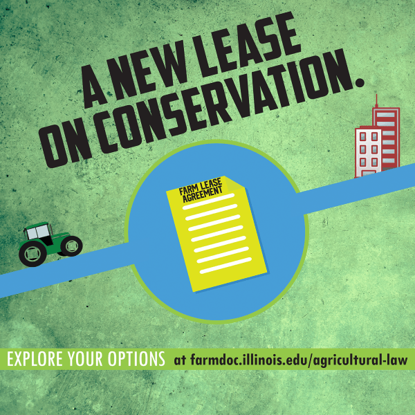 An advertisement for a new lease on conservation