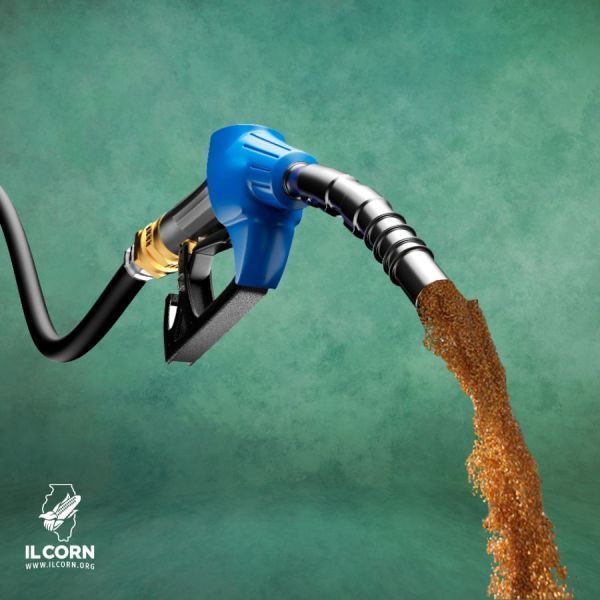A blue gas pump is pouring brown liquid from it