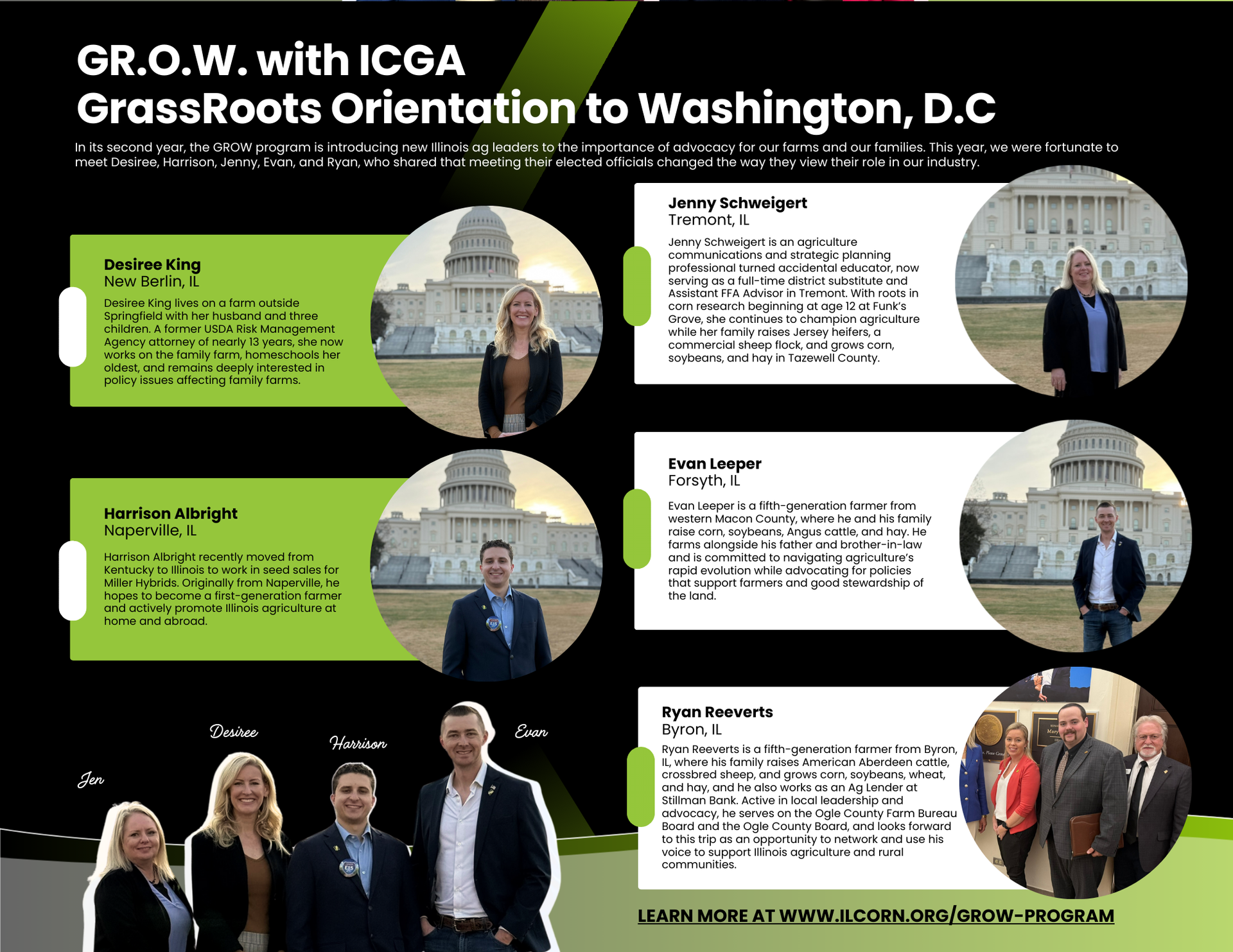 il corn 2025 GR.O.W. participants who are all Illinois farmers