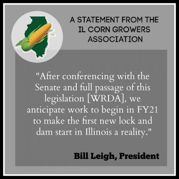A statement from the il corn growers association by bill leigh