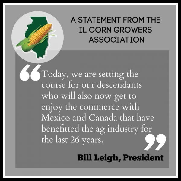 A statement from the il corn growers association by bill leigh